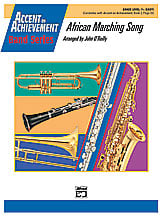 African Marching Song Concert Band sheet music cover